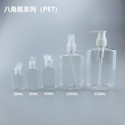 Disinfezione 60ml Flip Cap Plastic Sanitizer Bottle dell'alcool