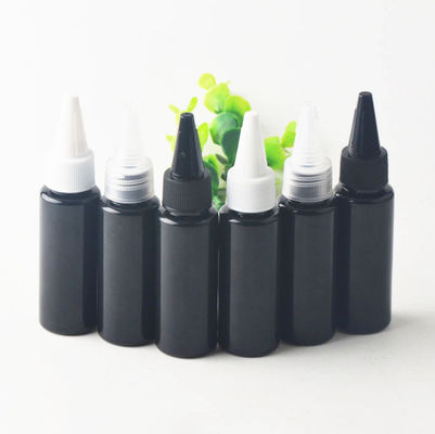 Liquido di E, bottiglie di plastica superiori di compressione di torsione del succo 60ml 100ml di E