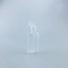 Bottiglia ottagonale trasparente 60ml Flip Cap Alcohol Disinfection