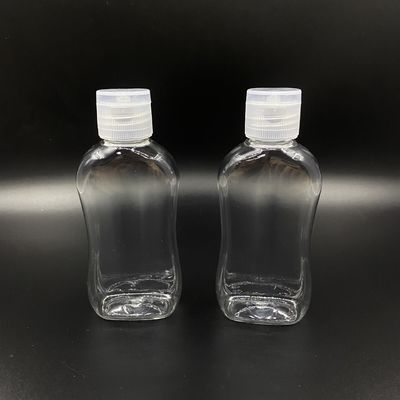 Bottiglia portatile del prodotto disinfettante della mano del coperchio a vite eliminabile piano 75ml