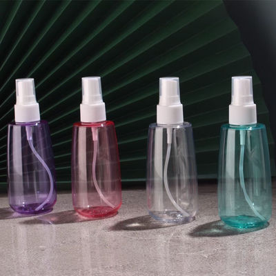 bottiglia cosmetica dell'ANIMALE DOMESTICO dello spruzzo dell'OEM di capacità 100ml